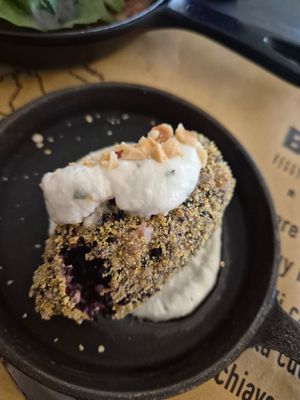Black rise Suppli at Buddy VEGGY in Rome