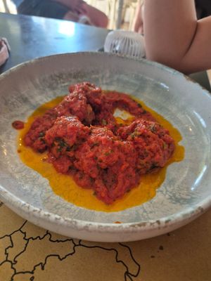 Meat balls at Buddy VEGGY in Rome