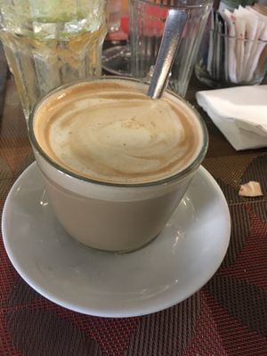 Soy cappuccino  at Buddy VEGGY in Rome