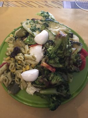 €15 plate full of vege goodness  at Buddy VEGGY in Rome