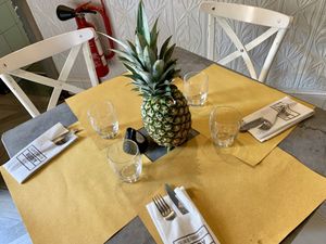 table at Buddy VEGGY in Rome