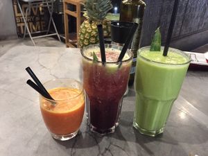 Juices and smoothie at Buddy VEGGY in Rome