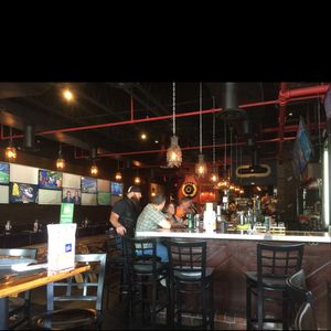 Part of the main dining area at BBD's in Rocky Point