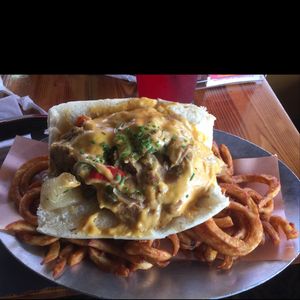 The Vegan Philly Cheese Fake at BBD's in Rocky Point