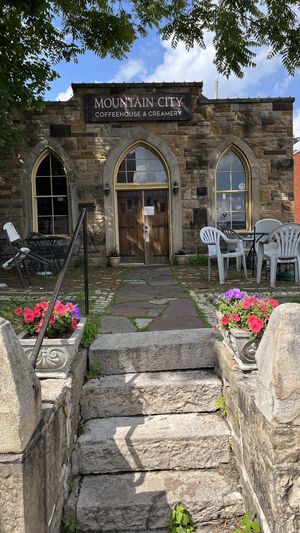   at Mountain City Coffeehouse in Frostburg