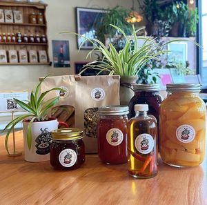 some of our homemade products  at Caffe della Pace in Montreal