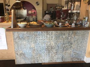 Buffet at Caffe della Pace in Montreal