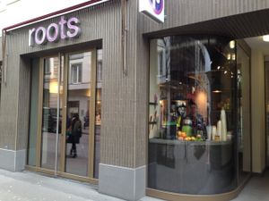 I the Near of the Railway station in Zürich  at roots - Lintheschergasse in Zurich