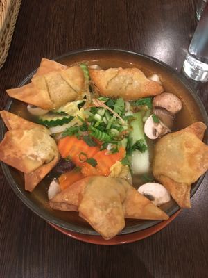Vegan Wantan Soup at Savory Chay in Berlin
