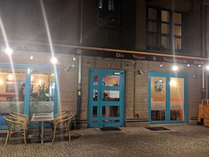 Outside of Savory Chay.  at Savory Chay in Berlin