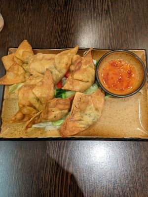 Vegan baked Wan-Tans (5€) - 4/5. at Savory Chay in Berlin