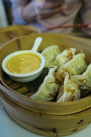dumplings at Savory Chay in Berlin