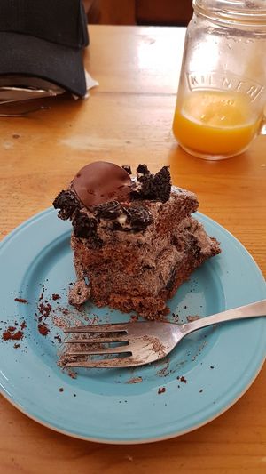 Oreo cake at The Garden Shed Cafe in Leamington Spa