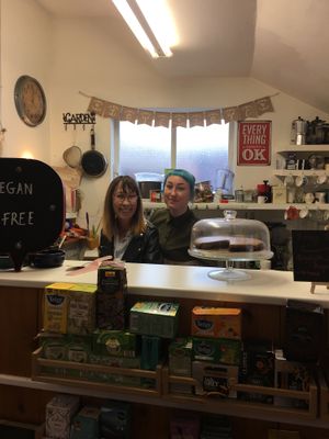 Amazing staff, yummy vegan food and a lovely chilled vibe :))))  at The Garden Shed Cafe in Leamington Spa