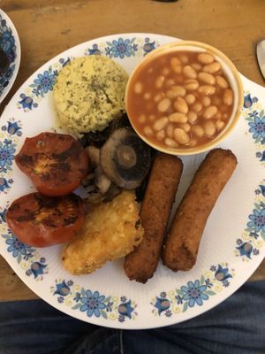 Full breakfast  at The Garden Shed Cafe in Leamington Spa