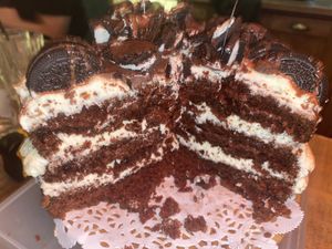 party guests loved the cake -   at The Garden Shed Cafe in Leamington Spa