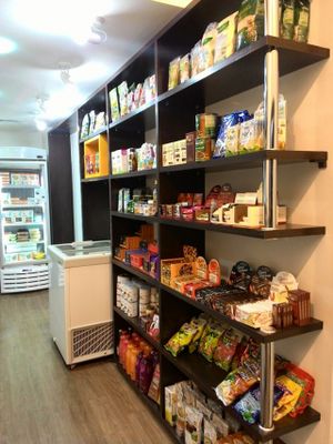 Somente Produtos Veganos / Only vegan products

 at Cantinho da Terra in Santos