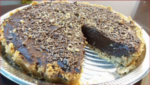 Torta de Chocolate at Cantinho da Terra in Santos