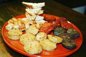 Homemade vegan meat at Natura Gourmet in Alicante