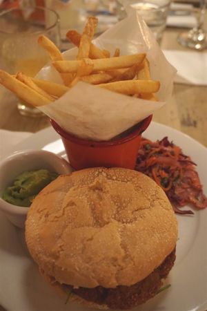 falafel burger at Lounges - Brasco Lounge in Liverpool