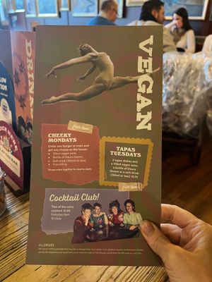 Special vegan menu at Lounges - Brasco Lounge in Liverpool