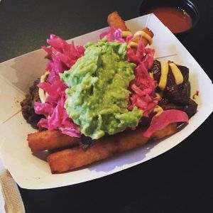 Vegan Masa Fries at Tacopocalypse in Des Moines