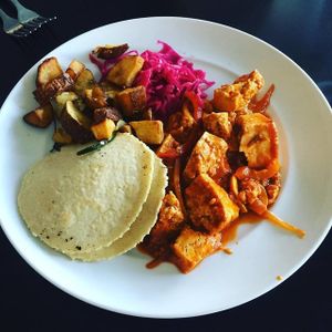 Brunchpocalypse Tofu Scramble at Tacopocalypse in Des Moines