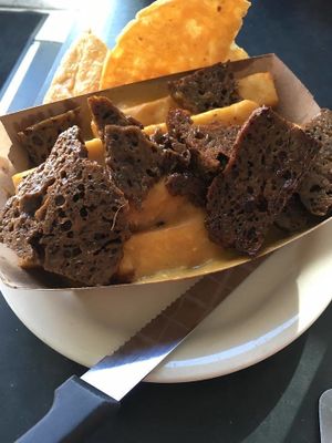 "Steak & Cheese" Masa Fries at Tacopocalypse in Des Moines