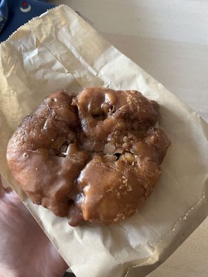 Apple fritter  at Cartems Donuts - Main St in Vancouver