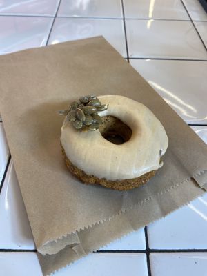 Baked Pumpkin Chai  at Cartems Donuts - Main St in Vancouver