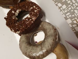 Nanaimo Bar Donut at Cartems Donuts - Main St in Vancouver