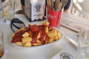 patatas bravas  at Bella Ciao in Almeria