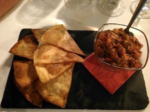 Chilli vegano at Bella Ciao in Almeria