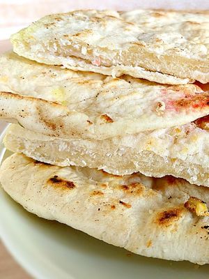 Cheese vegan nam at El Candil in Almeria