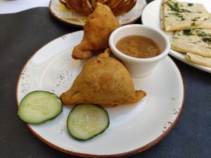 Samosas at El Candil in Almeria