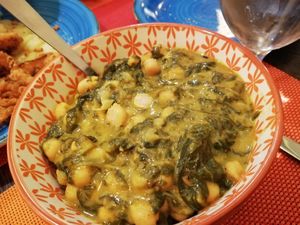 Tapas de Chana Masala at El Candil in Almeria