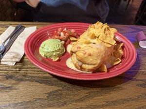 Vegan chimichanga  at Tex Tubb's Taco Palace in Madison