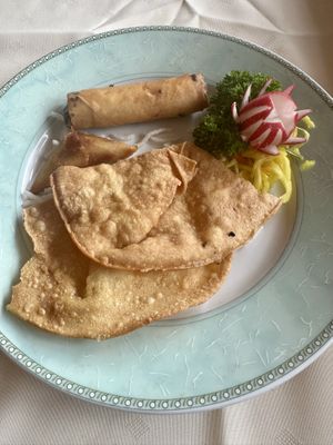 Chinese hors d’oeuvre  at De Oude Plek in Rotterdam