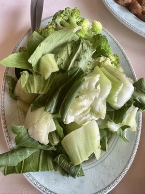 Vegetables for the hotpot  at De Oude Plek in Rotterdam