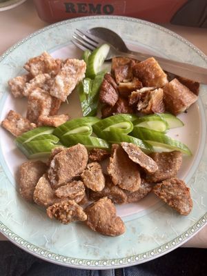 Meats for the hotpot  at De Oude Plek in Rotterdam