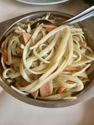 Noodles for the hotpot  at De Oude Plek in Rotterdam