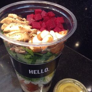 say HELLO to our newest ‪#‎SaladShaker‬ variant -- Beets Quinoa Salad.

greens + quinoa + grilled chicken + beets + almonds + olives + onions + tomatoes

Don't miss out on this newest SKCo treat. at Soul Kitchen in Davao City