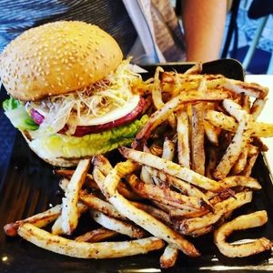 Copper burger at Copper Branch - 600 Maisonneuve W/O in Montreal