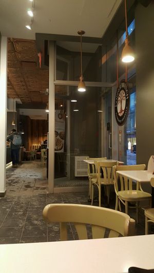 L'entrée du restaurent côté de la rue at Copper Branch - 600 Maisonneuve W/O in Montreal