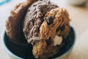 Ice cream sandwich at The Cookie Counter in Seattle