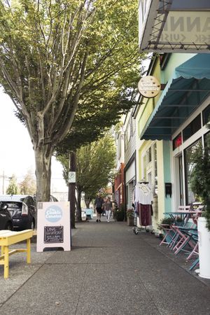 Outside at The Cookie Counter in Seattle