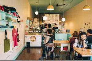 Inside at The Cookie Counter in Seattle