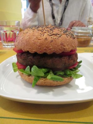 Burger at La Margherita in Bologna