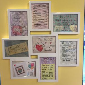 Menu   at La Margherita in Bologna