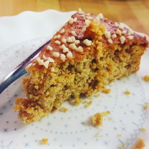 Carrot cake at La Margherita in Bologna